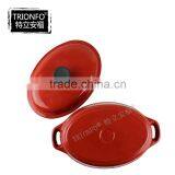 FDA Approved Color Enameled Cast Iron Cookware TR1007 thumbnail-3