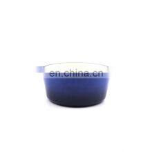 5-QT 2 in 1 Cast Iron Cookware, Double Dutch Oven Casserole Pot thumbnail-5