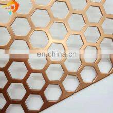 Aluminum Anodized Hexagonal Perforated Metal Sheet Maker thumbnail-2
