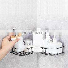 Corner Bathroom Shelf Tripod Bathroom Racks Adhesive Bathroom Shower Caddy Wall Mounted No Drilling thumbnail-2
