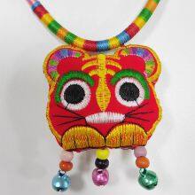 Chinese Traditional Handicraft Cloth Tiger Pendant Handmade Gift thumbnail-3