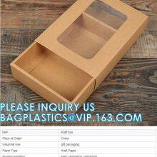 Cardboard Bespoke Custom Magnetic Closure Gift Box Customized, Drawer Packing Box, Paper Gift Bag 30 Pack Fold Box Paper Gift Box for Party Christmas