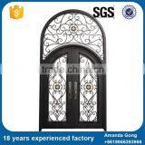 Finely Processed Single Wrought Iron Sliding Entry Doors thumbnail-6