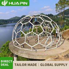 Honeycomb Outdoor Igloo Glass Dome House Garden Geodesic Dome Tent thumbnail-1