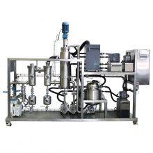 China Manufacturer Wholesale Automatic Short Path Hemp Oil Wiped Film Evaporator Molecular Distillation Equipment thumbnail-2