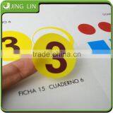 Customized Printing Self Adhesive Mirror Number Sticker thumbnail-2