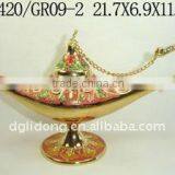 antique enamel metal alladin craft