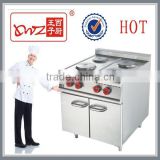 Round electric cooker and oven