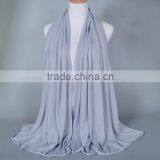 Wholesale Fashion Solid Color Plain Elastic Cotton Muslim Jersey Hijab thumbnail-3