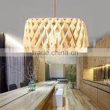 2016 Wooden LED Pendant Light JK-8005B-07 Fancy Wooden Vintage Wooden Pendant Lamp