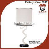 Recent Guest Room White Metal Table Lamp