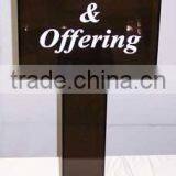 GH-RJ036 Contemporary Design Pedestal Acrylic Donation Stand for Showcase,fashional Acrylic Donation Box thumbnail-2