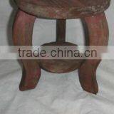 Natural Rustic Wood Stool