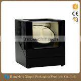 Custom Logo Printed Glossy Wooden Volta 2 Slot Watch Winder