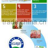208L Electric Home Appliance Glass Door Cheap China Freezer thumbnail-6