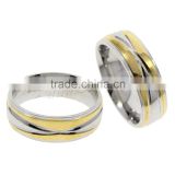 Two tone Stainless Steel Finger Ring