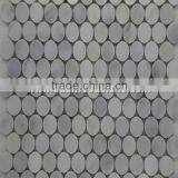 Bianco Carrara White Marble Mosaic Tile thumbnail-4
