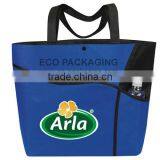Custom Women Nonwoven Shopping Bag With Side Pocket thumbnail-3