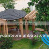 Anti-aging and Recyclable WPC Pavilion/laminate Flooring 6