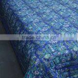 Indian Hand Block Printed Queen Size Quilt Sea Plantation thumbnail-2
