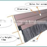 Aluminium profile for strip brush