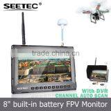 8 Inch Fpv Video Lcd Monitor Built in Battery Quadcopter Camera Gimbals Remote Control Aircraft Drone Syma