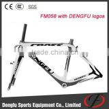 Bicycle frame FM058 with V-brake, carbon road bike frame, cyclo cross carbon frame china