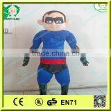 HI CE Hot Sale High Quality Character Adult Superman Mascot Costume for Sale thumbnail-3