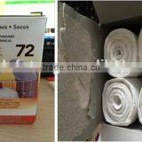 White Plastic T-shirt Trash Bags Exported to Canada thumbnail-1