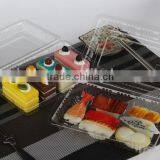 transparent sushi take out container without lock