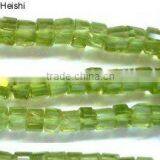 Peridot Smooth Heishi Beads thumbnail-1