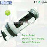 Italian Tabletop Pop up Socket With LED Indicator thumbnail-1