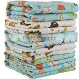 cotton flannel shirt fabric carton printed