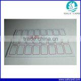 sales promotion cheap 5*5 layout 13.56mhz fudan f08 rfid card inlay