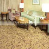 Graceful Hotel Axminster Carpet With Flower Pattern