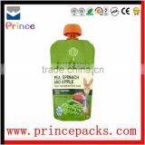 Food Grade Laminated Food Pouch/ Liquid Plastic Packaging Standing Reusable Food Spout Pouch/bag