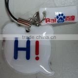Soft PVC mobile phone strap cleaner
