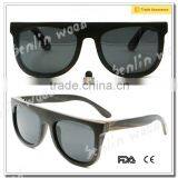 Custom Case Colourful Wood Frame Polarized Sunglasses thumbnail-2