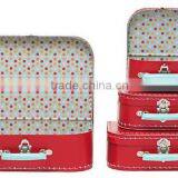 Fancy Cardnoard Box With Handle,wholesale Decorative Suitcase Box