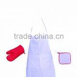 Cheap Wholesale Custom Logo Blank Kitchen Apron for Cooking Discount Free Inspection thumbnail-1