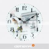 DEHENG customized glass wall clock