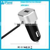 2015 Newest 5V 5.5A USB Car Charger,Mobile Phone Car Battery Charger for Samsung thumbnail-2