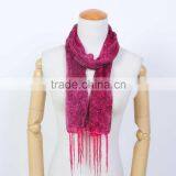 Factory Direct Sale Spot Selling Plain Cloth Must be Printed Sequins Cashew Scarf thumbnail-1