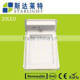 20 Led Panel Texture Lampshade 1800mah Ni-MH Battery PIR Sensor + Voice Control Solar Mini Garden Light