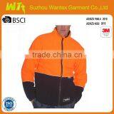 POLYESTER POLAR FLEECE Orange Full Zip Jacket thumbnail-1