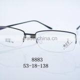 2016 New Stylish Metal Optik Frame for Girls Half Rimless 8883