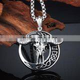 Fashion holy stainless steel animal charms islamic pendant