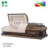 JS-ST250 funeral wholesale metal caskets supplier