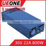 800w 36vdc Switching Power Supply of S-800-36