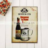 Embossed Beer Tin Sign Vintage thumbnail-1